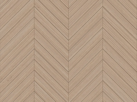 鱼骨纹齐缝原木色实木地板14