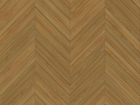 鱼骨纹齐缝原木色实木地板52