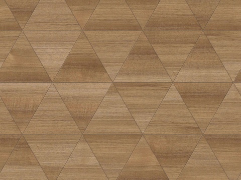  三角形原木色实木地板42 