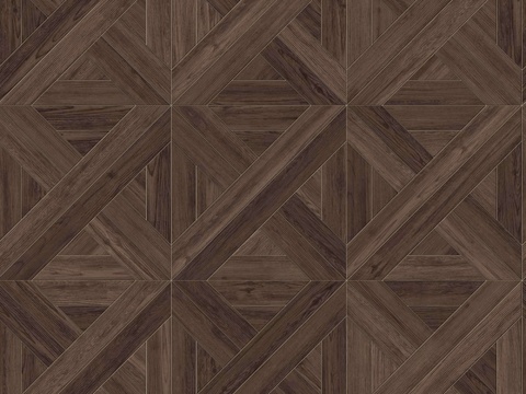  三角形拼花原木色实木地板58 