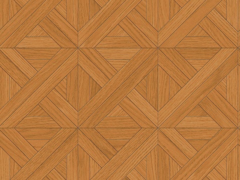  三角形拼花原木色实木地板68 