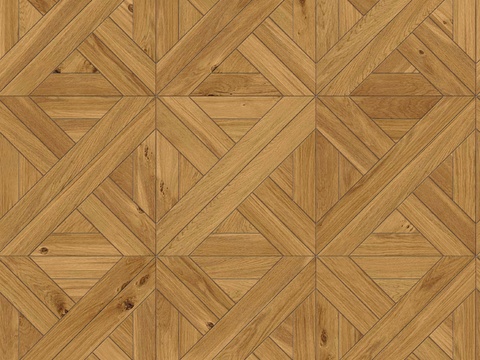  三角形拼花原木色实木地板25 