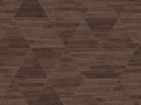  三角形原木色实木地板58 