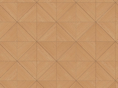  三角形拼花原木色实木地板59 