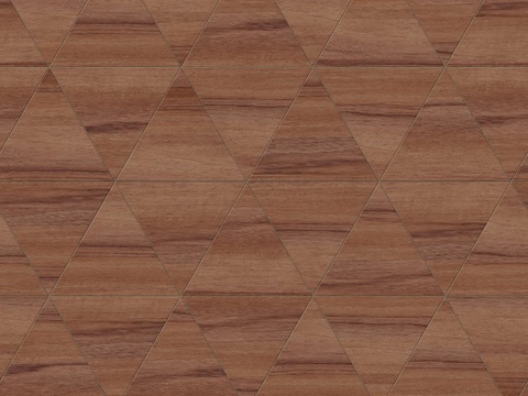  三角形原木色实木地板53 
