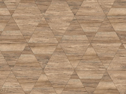  三角形原木色实木地板64 