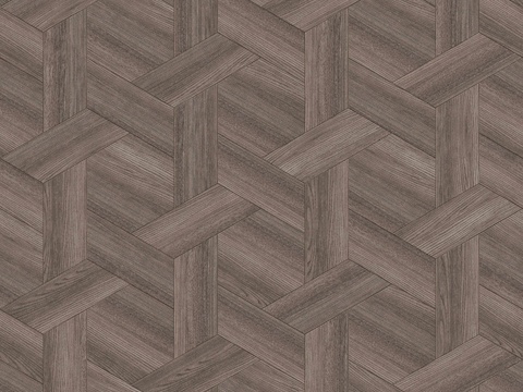 六边形拼花原木色实木地板37