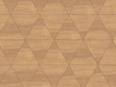  三角形原木色实木地板15 