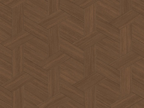 六边形拼花原木色实木地板36