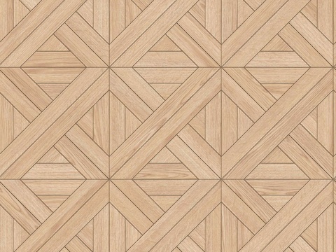  三角形拼花原木色实木地板17 