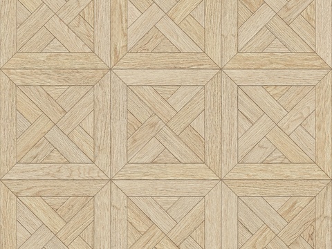  三角形风车拼花原木色实木地板34 