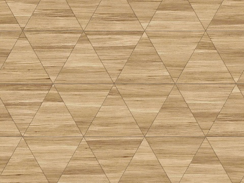  三角形原木色实木地板46 