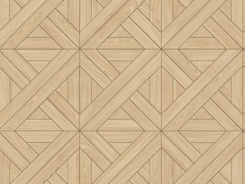  三角形拼花原木色实木地板22 