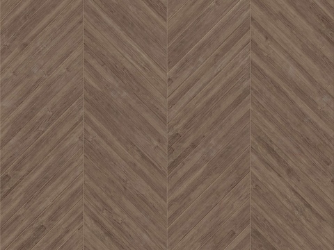  鱼骨纹齐缝原木色实木地板143 