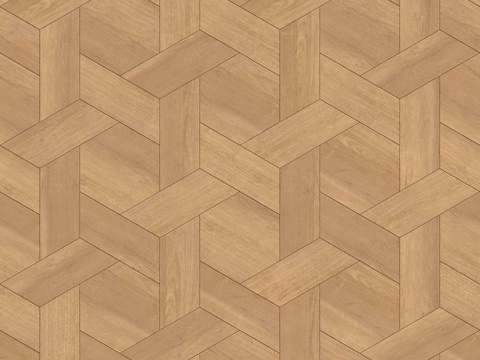 六边形拼花原木色实木地板16