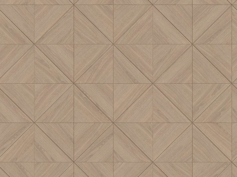  三角形拼花原木色实木地板56 