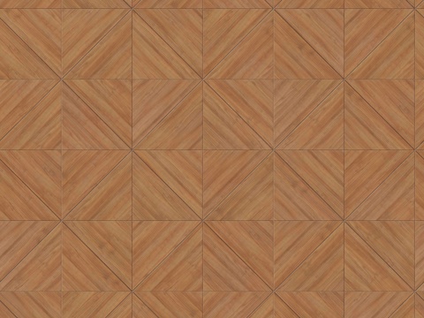  三角形拼花原木色实木地板76 