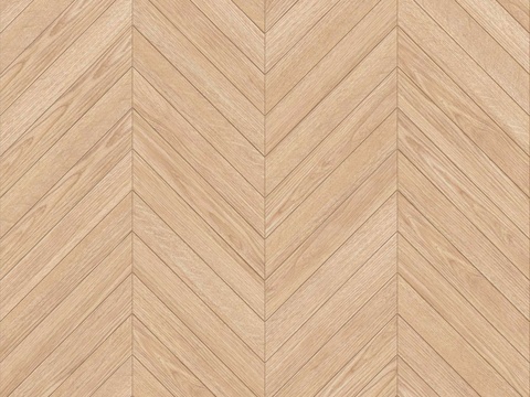  鱼骨纹齐缝原木色实木地板101 