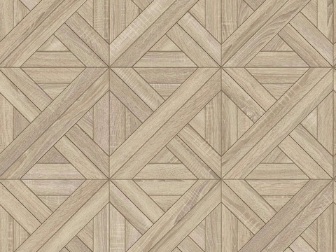  三角形拼花原木色实木地板14 