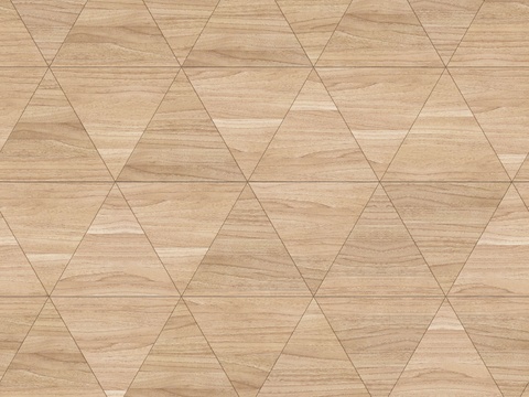  三角形原木色实木地板71 