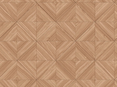  三角形拼花原木色实木地板39 