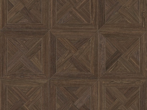  三角形风车拼花原木色实木地板4 