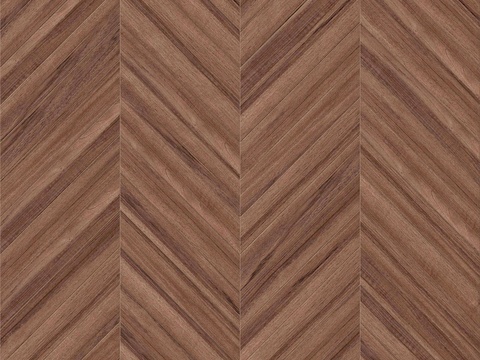  鱼骨纹齐缝原木色实木地板138 