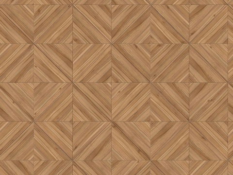  三角形拼花原木色实木地板78 