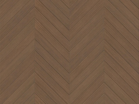  鱼骨纹齐缝原木色实木地板45 