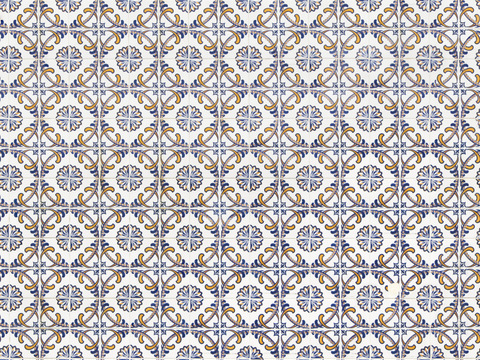 复古经典，民族风几何植物花纹图案花砖瓷砖140