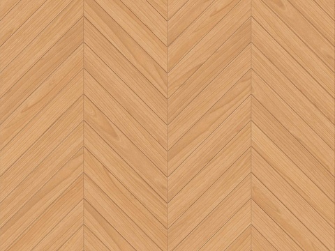  鱼骨纹齐缝原木色实木地板157 