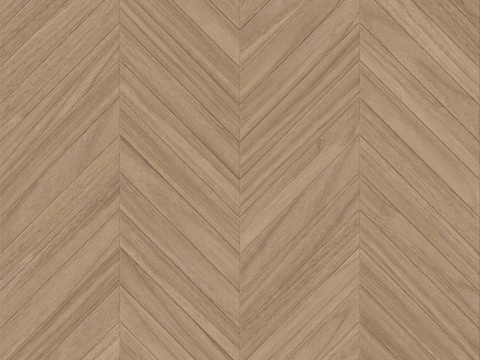  鱼骨纹齐缝原木色实木地板136 