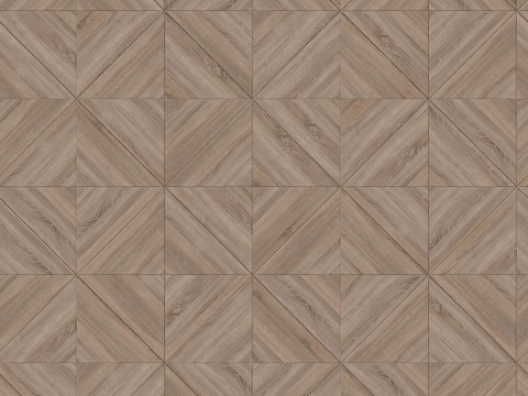  三角形拼花原木色实木地板77 