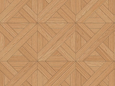  三角形拼花原木色实木地板69 