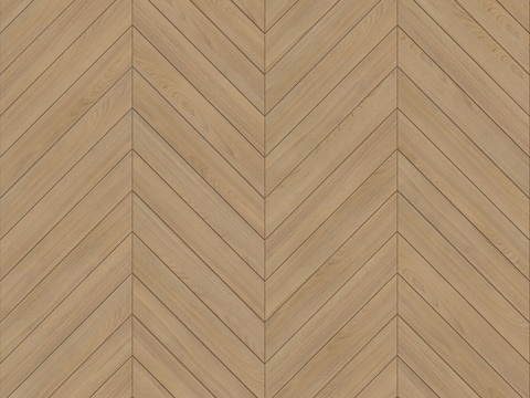  鱼骨纹齐缝原木色实木地板56 