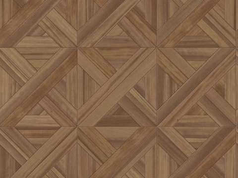  三角形拼花原木色实木地板30 