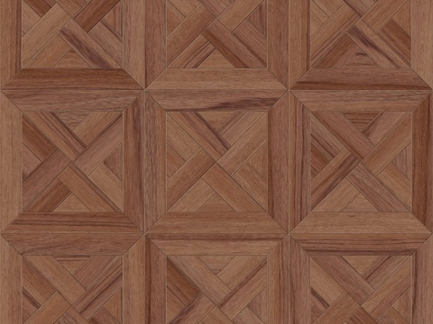  三角形风车拼花原木色实木地板54 