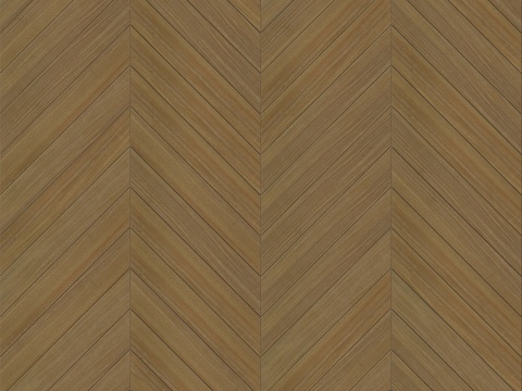  鱼骨纹齐缝原木色实木地板44 