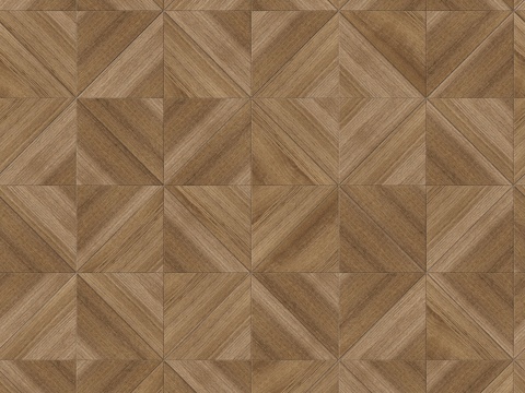  三角形拼花原木色实木地板52 