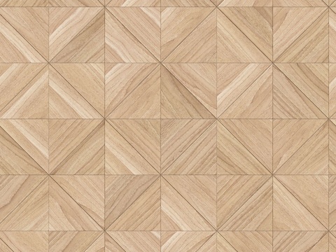  三角形拼花原木色实木地板61 