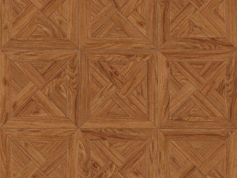  三角形风车拼花原木色实木地板13 