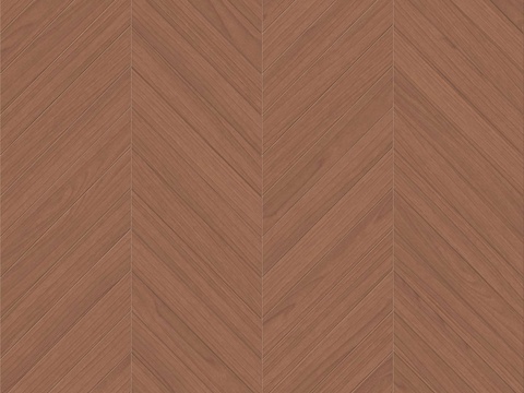  鱼骨纹齐缝原木色实木地板154 