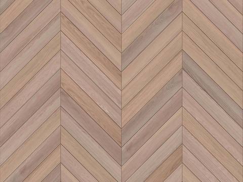 鱼骨纹齐缝原木色实木地板12