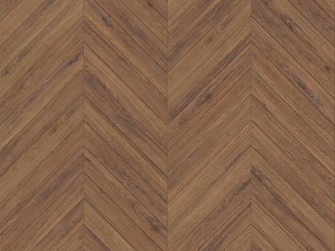  鱼骨纹齐缝原木色实木地板13 