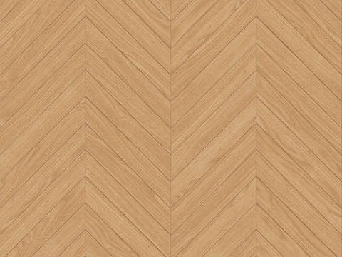  鱼骨纹齐缝原木色实木地板105 