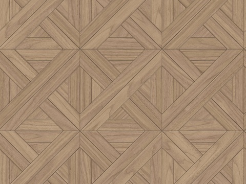  三角形拼花原木色实木地板52 