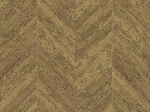  鱼骨纹齐缝原木色实木地板158 