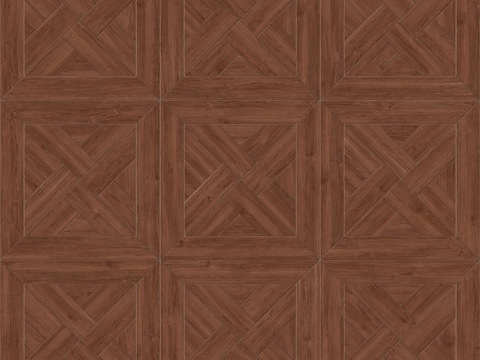  三角形风车拼花原木色实木地板68 