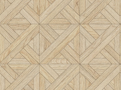  三角形拼花原木色实木地板33 