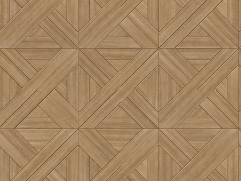  三角形拼花原木色实木地板87 